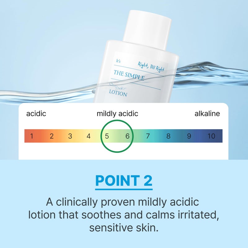 SCINIC The Simple Daily Lotion | Vegan Face Lotion for Sensitive and Irritated Skin | pH-Balanced Moisture Lotion with Madecassoside & Aloe Vera Leaf Juice | Korean Skin Care (4.9 fl.oz) - Image 5
